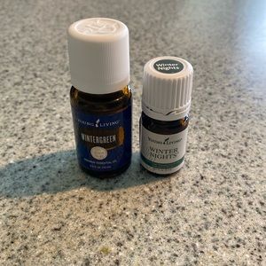 New young living wintergreen and winter nights essential oil.